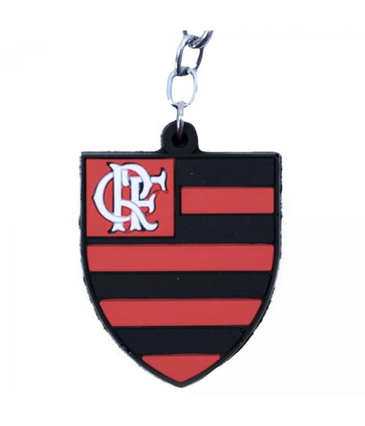 Imagem de Chaveiro De Borracha Com Brasão De Time Flamengo