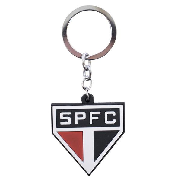Chaveiro De Borracha Com Brasão De Time - Spfc - Minas de Presentes Imagem de Chaveiro De Borracha Com Brasão De Time - Spfc