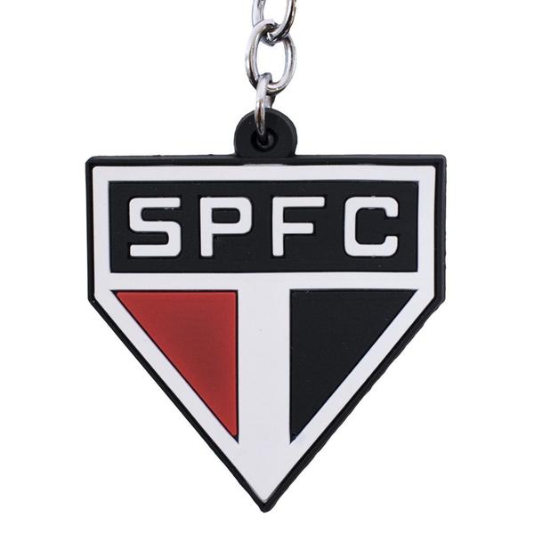Chaveiro De Borracha Com Brasão De Time - Spfc - Minas de Presentes Imagem de Chaveiro De Borracha Com Brasão De Time - Spfc