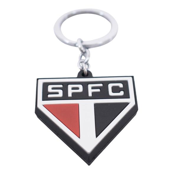 Imagem de Chaveiro De Borracha Com Brasão De Time - Spfc