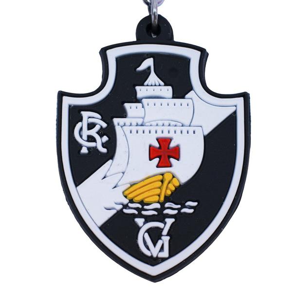 Chaveiro De Borracha Com Brasão De Time - Vasco - Minas de Presentes Imagem de Chaveiro De Borracha Com Brasão De Time - Vasco