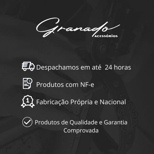 Imagem de Chaveiro de Couro Gourmet Country Mosquetão Cavalo e Ferradura