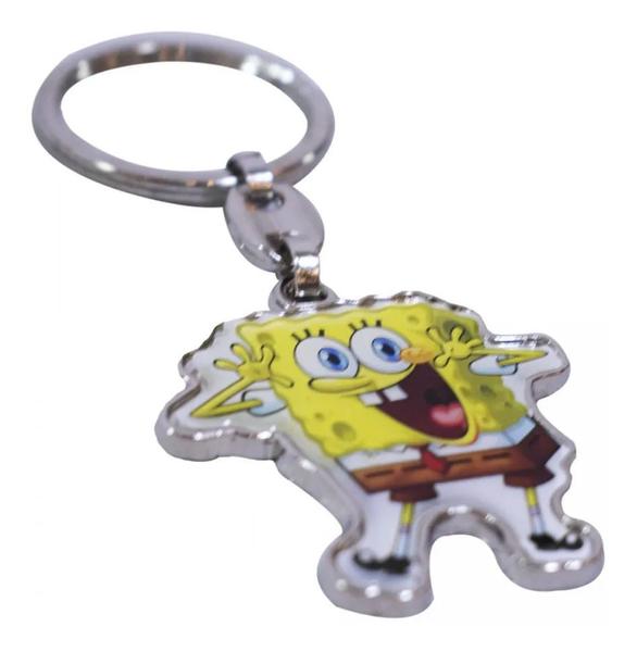 Chaveiro De Metal Bob Esponja - Bob Esponja - Taimes Imagem de Chaveiro De Metal Bob Esponja - Bob Esponja