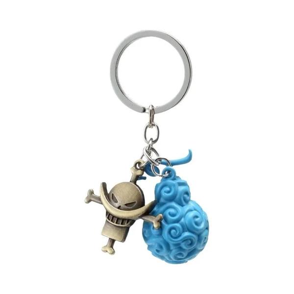 Chaveiro de Metal One Piece - Luffy, Ace e Law - Frutas do Diabo - Presente Imagem de Chaveiro de Metal One Piece - Luffy, Ace e Law - Frutas do Diabo - Presente