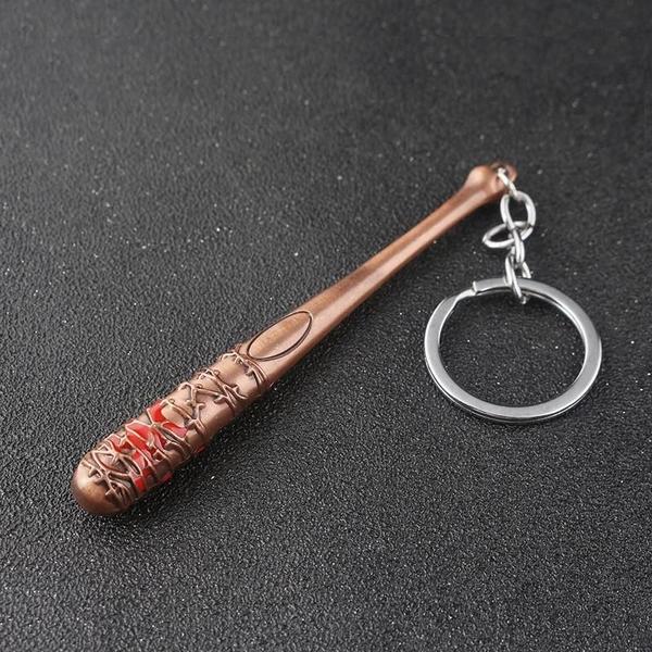 Imagem de Chaveiro De Morcego De Negan LUCILLE Em Forma De Beisebol Chaveiro Para Homens Chaveiros De Carro