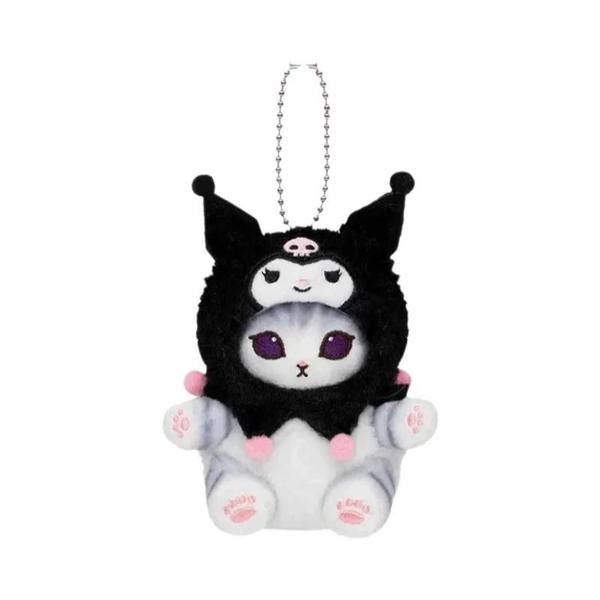 Imagem de Chaveiro de Pelúcia Kawaii 12cm - Olá Kitty, Kuromi e Hanyodon - Pingente para Mochila