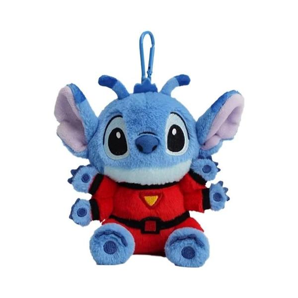 Chaveiro de Pelúcia Stitch e Lotso da Disney - Enfeite de Bolsa Imagem de Chaveiro de Pelúcia Stitch e Lotso da Disney - Enfeite de Bolsa
