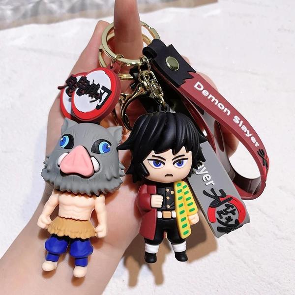 Chaveiro Demon Slayer Kimetsu No Yaiba - Personagens Kawaii para Bolsa e Carro Imagem de Chaveiro Demon Slayer Kimetsu No Yaiba - Personagens Kawaii para Bolsa e Carro