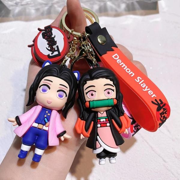 Chaveiro Demon Slayer Kimetsu No Yaiba - Personagens Kawaii para Bolsa e Carro Imagem de Chaveiro Demon Slayer Kimetsu No Yaiba - Personagens Kawaii para Bolsa e Carro