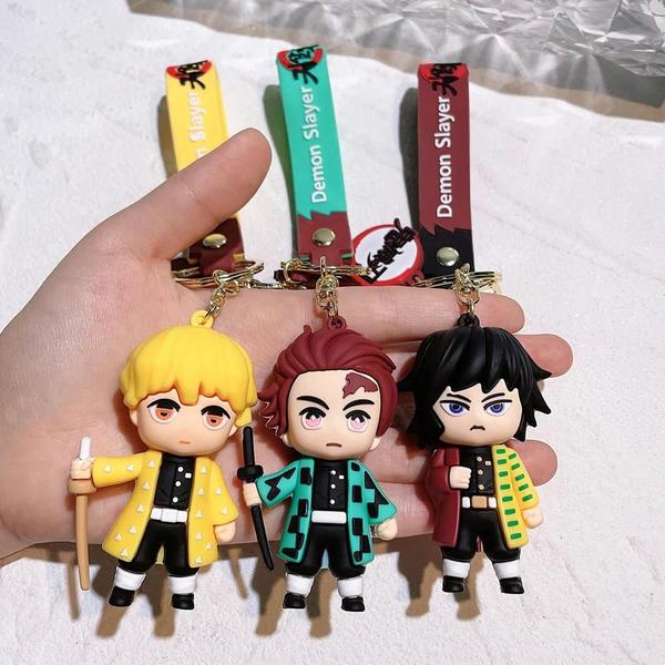 Chaveiro Demon Slayer Kimetsu No Yaiba - Personagens Kawaii para Bolsa e Carro Imagem de Chaveiro Demon Slayer Kimetsu No Yaiba - Personagens Kawaii para Bolsa e Carro