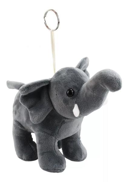 Imagem de Chaveiro Elefante Cinza 24cm - Pelúcia