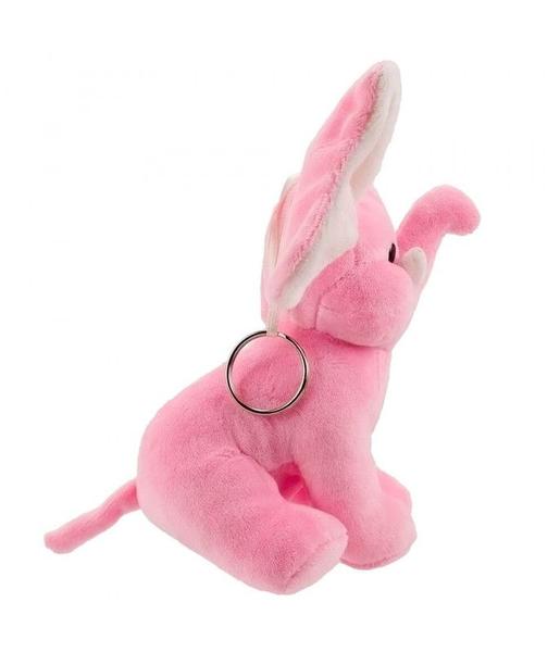 Imagem de Chaveiro Elefante Rosa 15cm - Pelúcia