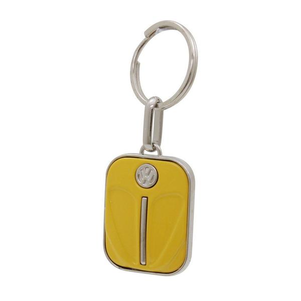 Chaveiro Em Metal Cromado Design VW Fusca Laranja - un Imagem de Chaveiro Em Metal Cromado Design VW Fusca Laranja