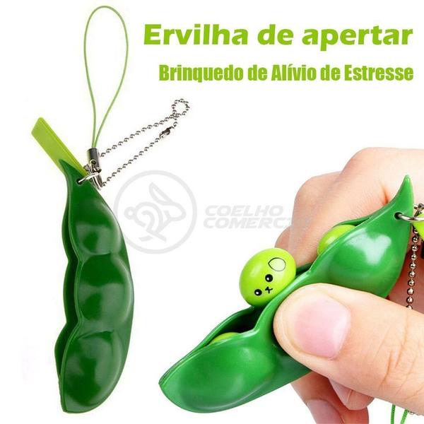 Chaveiro Ervilha Brinquedo Apertar Tiktok Silicone - SMART TECH Imagem de Chaveiro Ervilha Brinquedo Apertar Tiktok Silicone