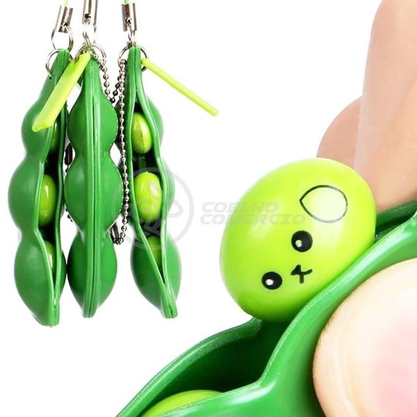 Chaveiro Ervilha Fidget Toy Brinquedo Apertar TikTok Silicone Relaxa Presente Dia Dos Namorados - Smart Tech Imagem de Chaveiro Ervilha Fidget Toy Brinquedo Apertar TikTok Silicone Relaxa Presente Dia Dos Namorados