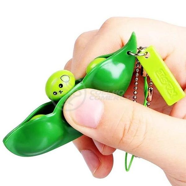 Chaveiro Ervilha Fidget Toy Brinquedo Apertar TikTok Silicone Relaxa Presente Dia Dos Namorados - Smart Tech Imagem de Chaveiro Ervilha Fidget Toy Brinquedo Apertar TikTok Silicone Relaxa Presente Dia Dos Namorados