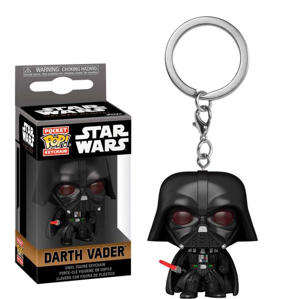 Imagem de Chaveiro funko pocket pop keychain star wars obi-wan kenobi - darth vader