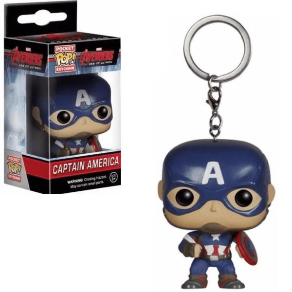 Imagem de Chaveiro Funko Pop Captain America Marvel Avengers