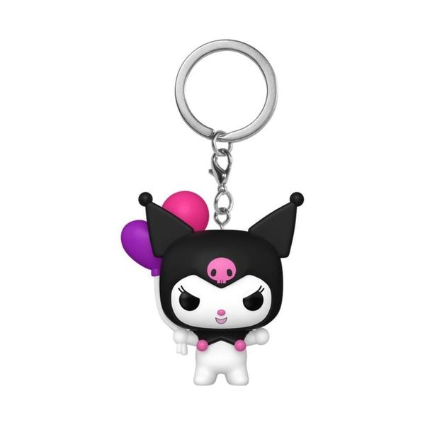 Imagem de Chaveiro Funko Pop Keychain Hello Kitty Kuromi Com Balões