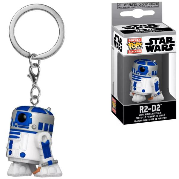 Imagem de Chaveiro Funko Pop R2-D2 Star Wars Keychain Pocket