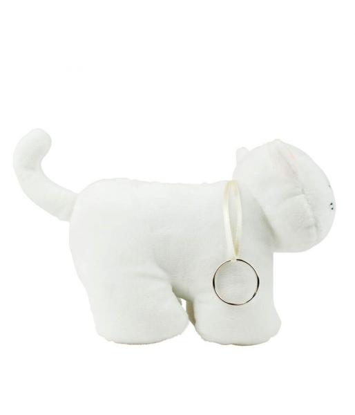 Chaveiro Gato Olhos Fechados 14cm - Pelúcia - Fofy Toys Imagem de Chaveiro Gato Olhos Fechados 14cm - Pelúcia