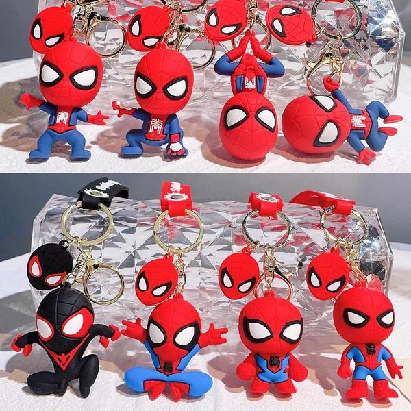 Imagem de Chaveiro Homem-Aranha - Figura Invertida para Carro e Bolsa - Brinquedo Infantil