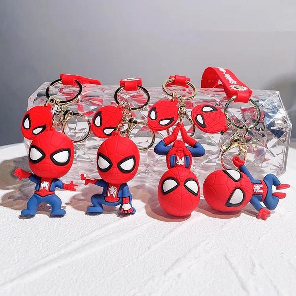 Imagem de Chaveiro Homem-Aranha - Figura Invertida para Carro e Bolsa - Brinquedo Infantil