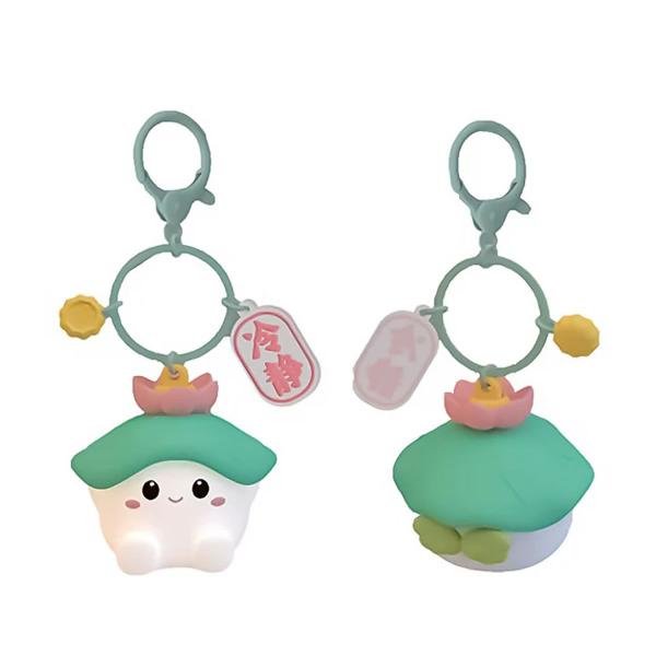 Chaveiro iluminado - lotus - MINISO Imagem de Chaveiro iluminado - lotus
