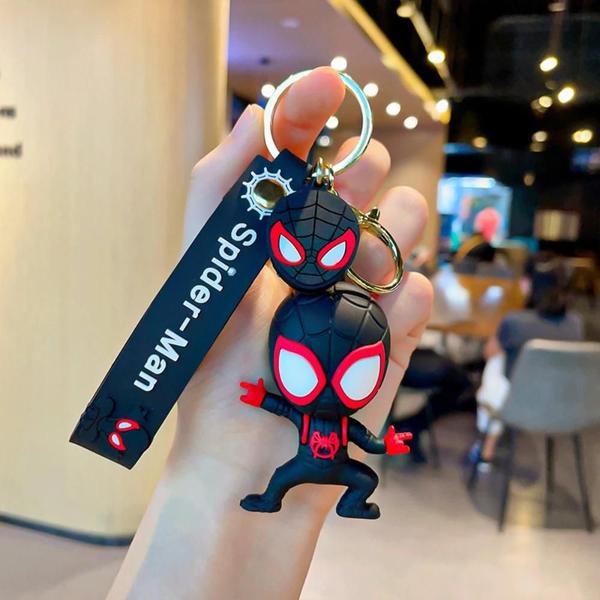 Imagem de Chaveiro Kawaii Homem-Aranha - Figura de Ação para Mochila ou Bolsa Infantil