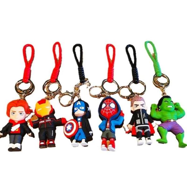 Imagem de Chaveiro Kawaii Homem-Aranha - Figura de Ação para Mochila ou Bolsa Infantil