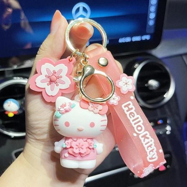 Imagem de Chaveiro Kawaii Sanrio - Hello Kitty e Cinnamoroll - Pingente para Mochila