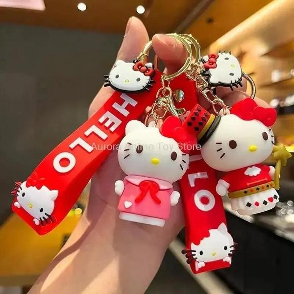 Imagem de Chaveiro Kawaii Sanrio - Hello Kitty e Cinnamoroll - Pingente para Mochila