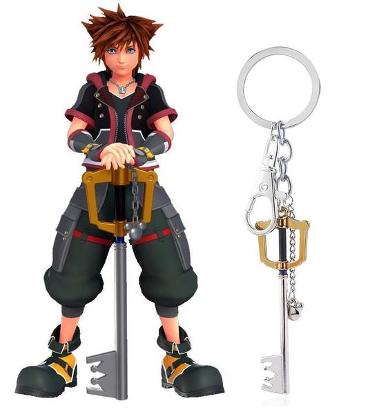 Imagem de Chaveiro Keyblade do Sora - Kingdom Hearts - Pingente de Gargantilha Unissex