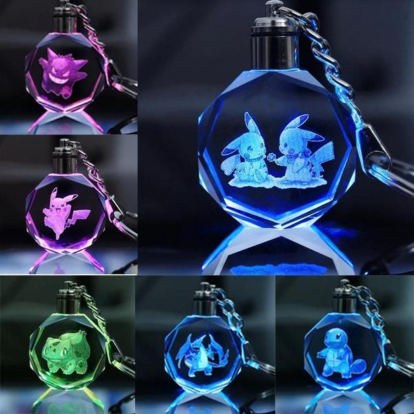 Imagem de Chaveiro Luminoso LED Pokémon - Pikachu, Charmander, Psyduck, Snorlax e Squirtle