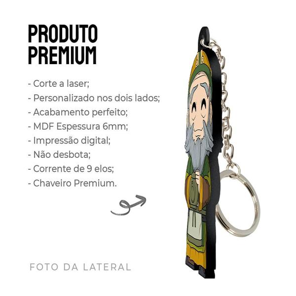 Imagem de Chaveiro MDF Estilo Pocket Pop Avatar - Iroh