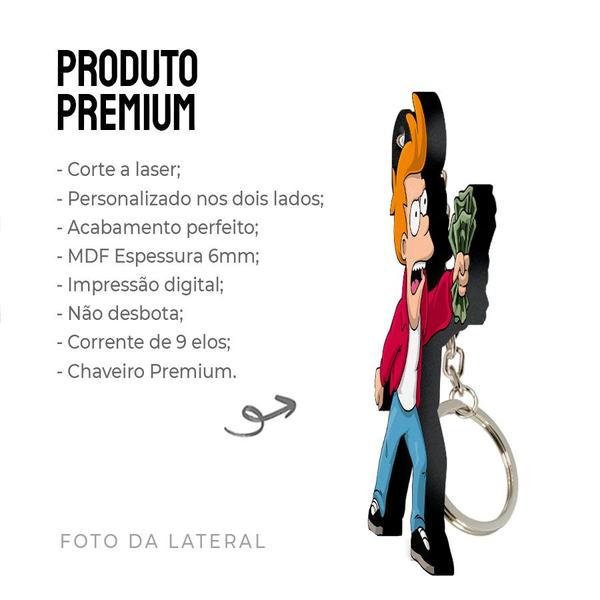 Imagem de Chaveiro MDF - Philip J. Fry Futurama