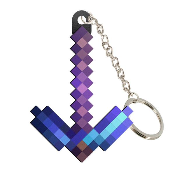 Imagem de Chaveiro MDF - Pixel Ferramenta Pickaxe