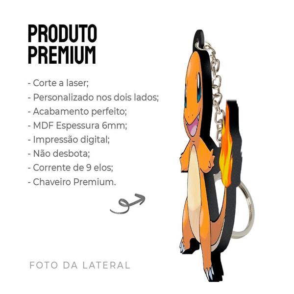 Imagem de Chaveiro MDF Pokémon Charmander