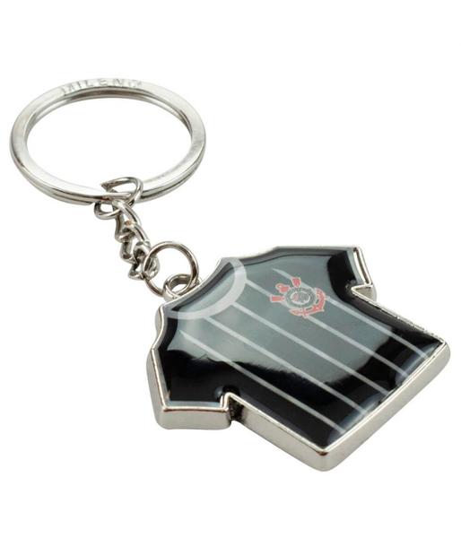 Chaveiro Metal Camisa Time 3.5cm Corinthians - mileno Imagem de Chaveiro Metal Camisa Time 3.5cm Corinthians