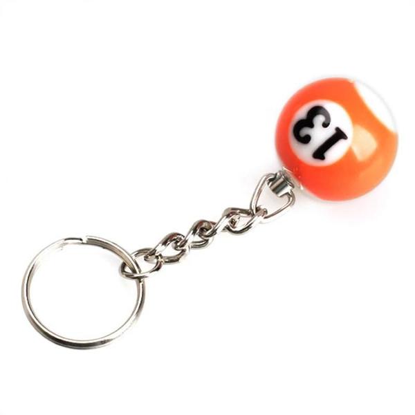 Chaveiro Mini Bola de Bilhar Sinuca Snooker Nº 1 ao 15 - AJAS1980 Imagem de Chaveiro Mini Bola de Bilhar Sinuca Snooker Nº 1 ao 15