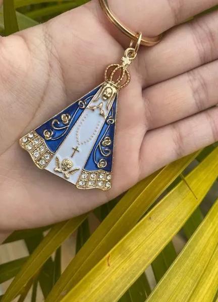 Chaveiro nossa senhora Aparecida metal - Filó Modas Imagem de Chaveiro nossa senhora Aparecida metal