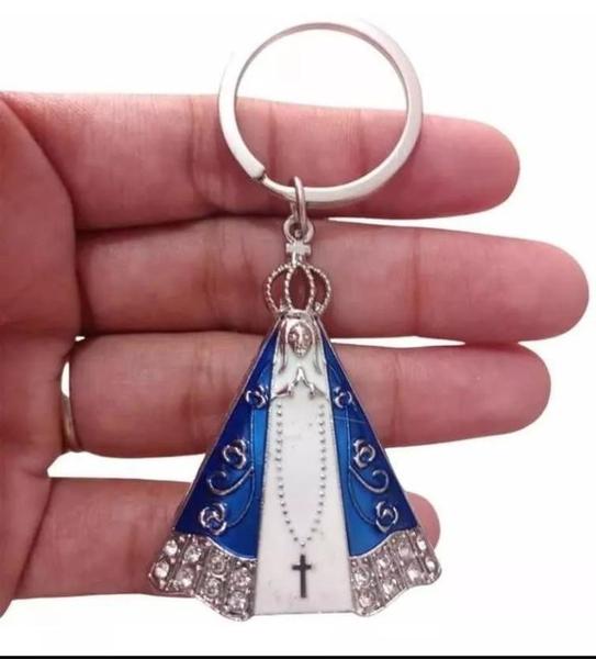 Chaveiro nossa senhora Aparecida metal - Filó Modas Imagem de Chaveiro nossa senhora Aparecida metal
