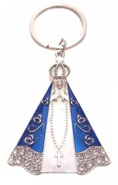 Chaveiro nossa senhora Aparecida metal - Filó Modas Imagem de Chaveiro nossa senhora Aparecida metal