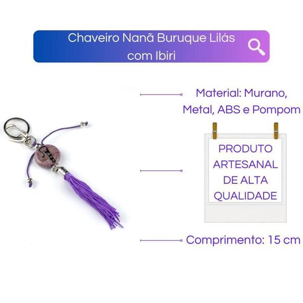 Imagem de Chaveiro Orixá 16Cm Murano Umbandacandomblé-Selecione Modelo