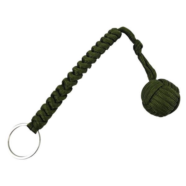 Imagem de Chaveiro Paracord Esfera Autodefesa Verde