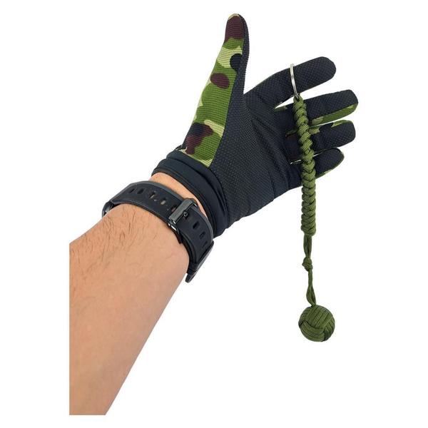 Imagem de Chaveiro Paracord Esfera Autodefesa Verde