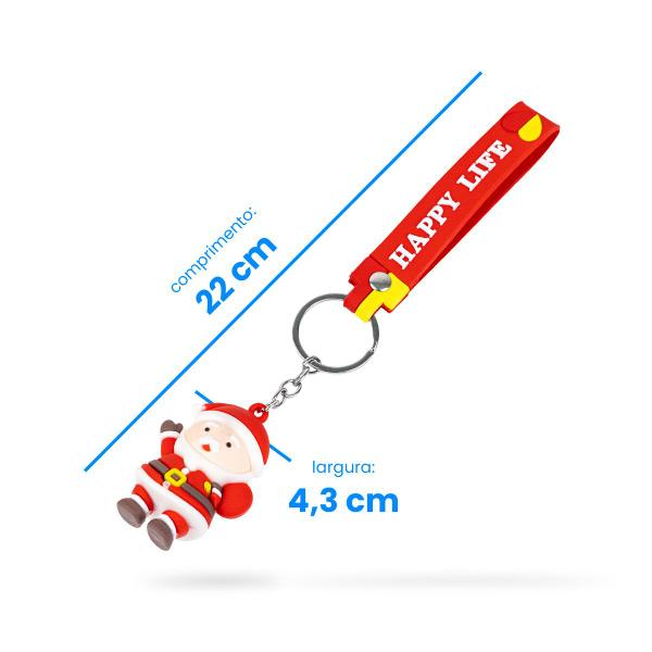 Chaveiro Personalizado Lembrancinha De Natal Papai Noel Fofo - Hxt Imagem de Chaveiro Personalizado Lembrancinha De Natal Papai Noel Fofo