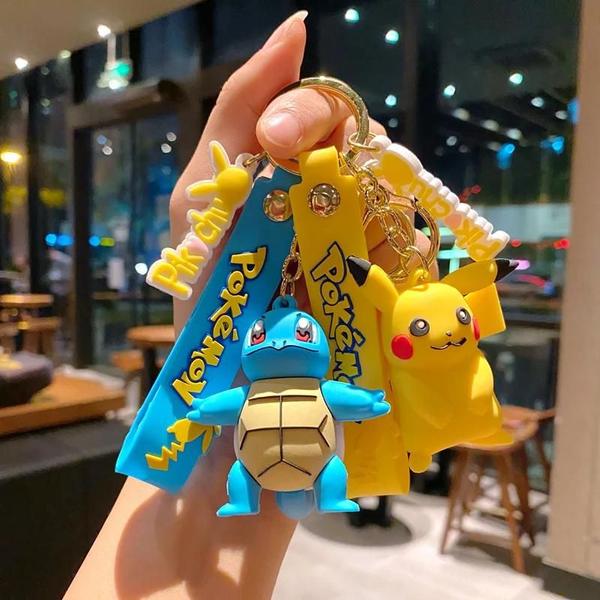 Imagem de Chaveiro Pikachu Pato - Boneca de Pelúcia Anime Baokemeng para Bolsa