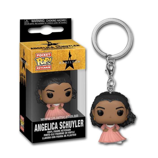 Imagem de Chaveiro pocket pop broadway hamilton angelica shuyler