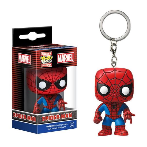 Imagem de Chaveiro pocket pop marvel homem aranha spider-man hq